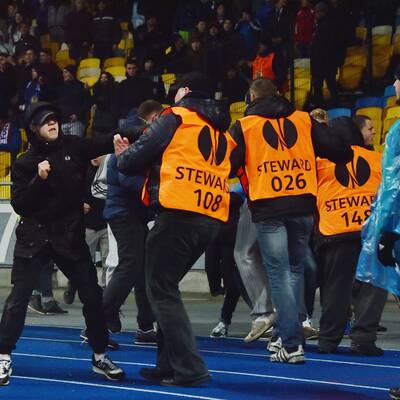 Krawalle überschatten Euro-League-Nacht