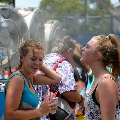  Die Hitze-Fotos von den Australian Open