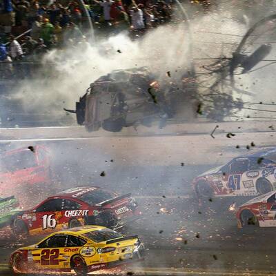 NASCAR: Die Bilder zum Horror-Crash 
