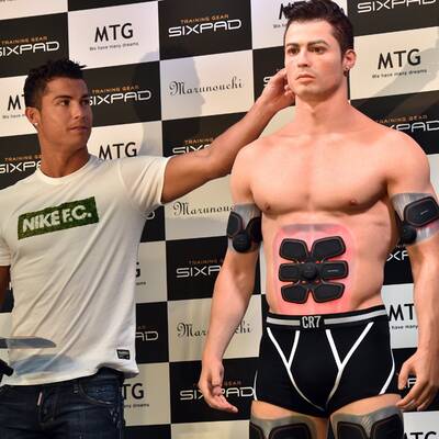 Ronaldo trifft Silikon-Doppelgänger