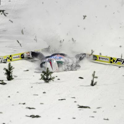 Die Bilder zum Horror-Sturz von Ammann