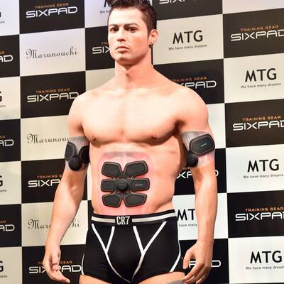 Ronaldo trifft Silikon-Doppelgänger