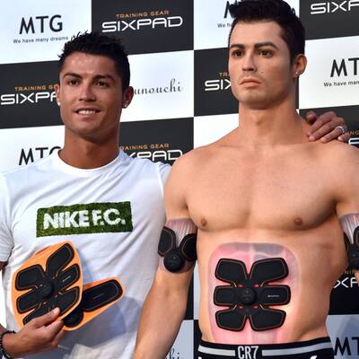 Ronaldo trifft Silikon-Doppelgänger