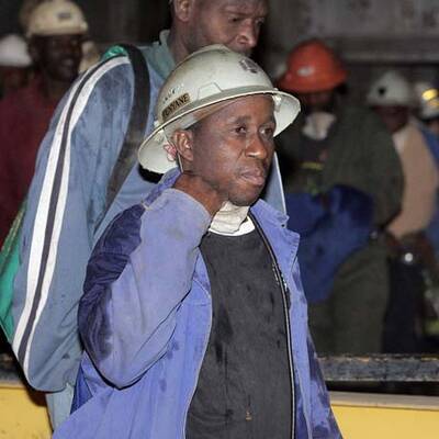 Grubenunglück in Südafrika