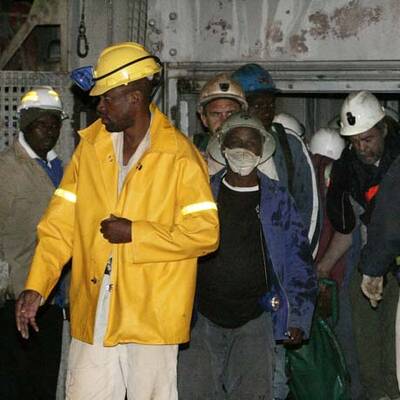 Grubenunglück in Südafrika