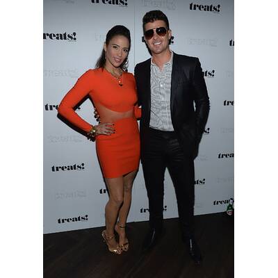 Robin Thicke mit Ehefrau Paula Patton