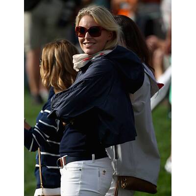 Lindsey Vonn & Tiger Woods am Golf-Platz