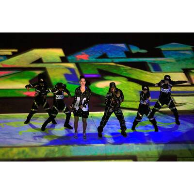 Katy Perry heizt beim Superbowl ein