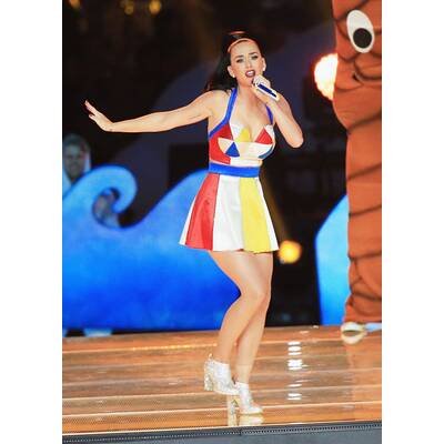 Katy Perry heizt beim Superbowl ein