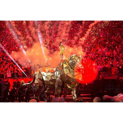 Katy Perry heizt beim Superbowl ein
