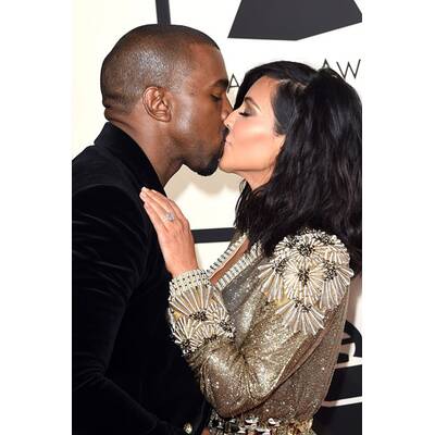 Kim Kardashian & Kanye West: Turtel-Auftritt