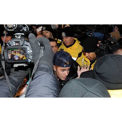 Justin Bieber auf der Polizeiwache