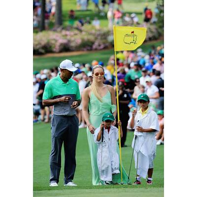 Lindsey Vonn & Tiger Woods mit Kids am Golfplatz
