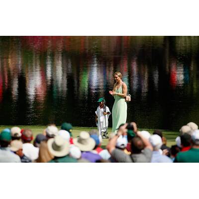 Lindsey Vonn & Tiger Woods mit Kids am Golfplatz