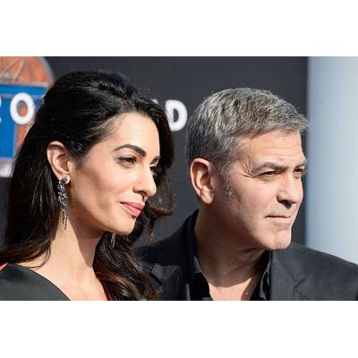 George & Amal Clooney bei Filmpremiere