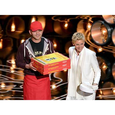 Ellen DeGeneres bestellte Pizza bei den Oscars