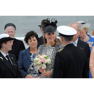 Herzogin Kate ist Schiffs-Patin