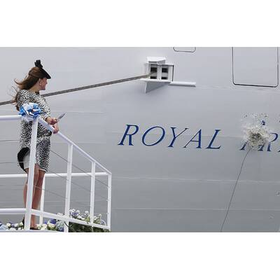 Herzogin Kate ist Schiffs-Patin