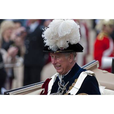 Die königliche Familie beim Garter Day