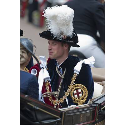 Die königliche Familie beim Garter Day