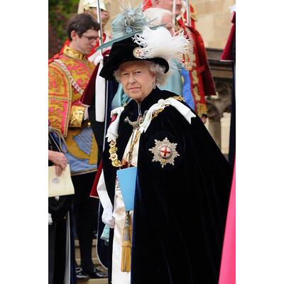 Die königliche Familie beim Garter Day