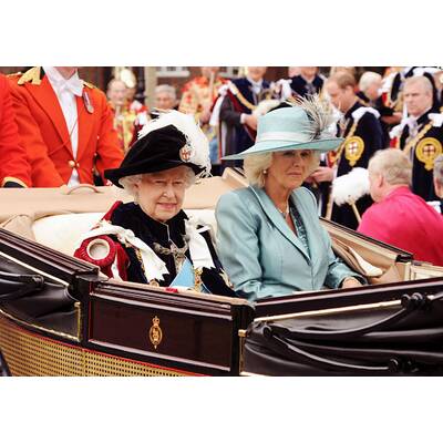 Die königliche Familie beim Garter Day