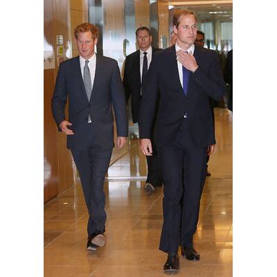 Prinz William und Bruder Harry im Charity-Auftrag