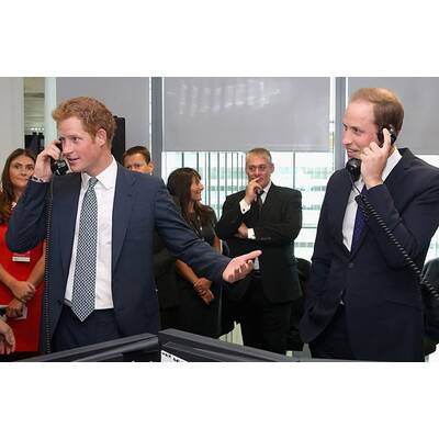 Prinz William und Bruder Harry im Charity-Auftrag