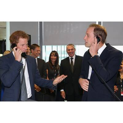 Prinz William und Bruder Harry im Charity-Auftrag