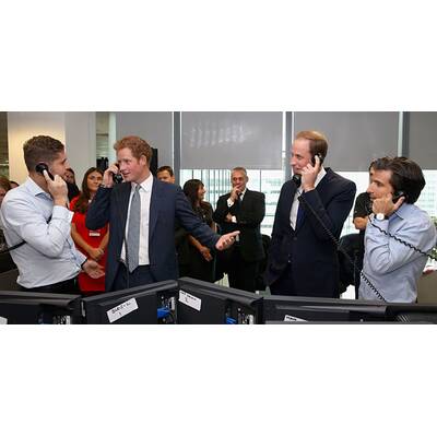 Prinz William und Bruder Harry im Charity-Auftrag