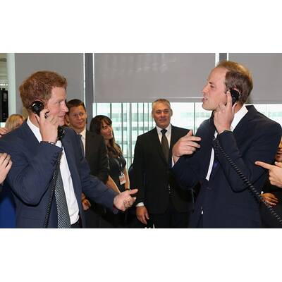 Prinz William und Bruder Harry im Charity-Auftrag