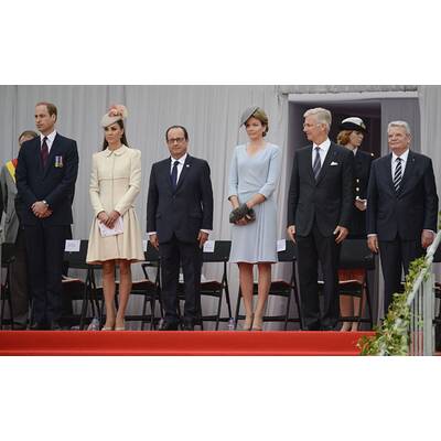 Herzogin Kate & Prinz William: Gedenkfeier in Belgien