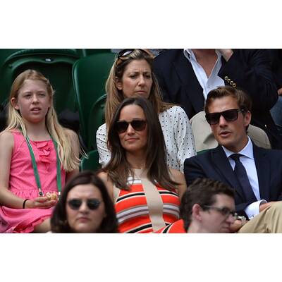 Pippa Middleton & Nico Jackson fiebern mit.