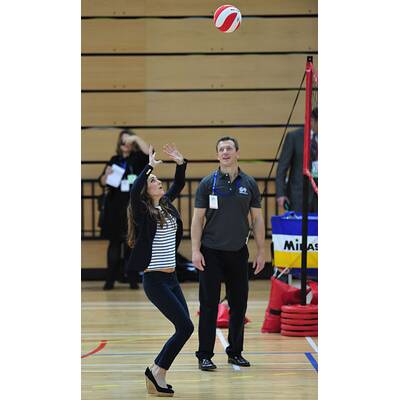 Herzogin Kate: Voller Einsatz beim Volleyball