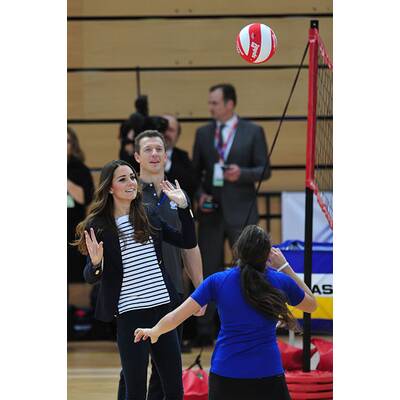 Herzogin Kate: Voller Einsatz beim Volleyball