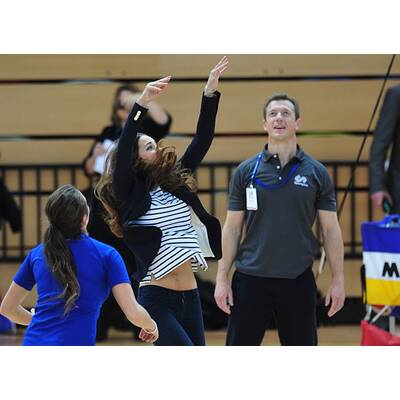 Herzogin Kate: Voller Einsatz beim Volleyball