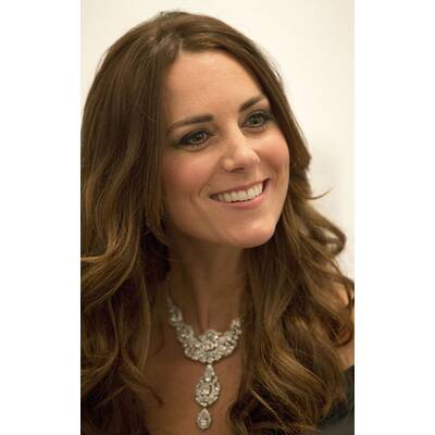 Herzogin Kate strahlt bei der 