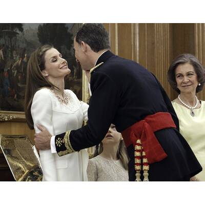 Königin Letizia beim Thronwechsel in Spanien