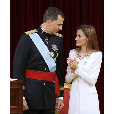 Königin Letizia beim Thronwechsel in Spanien