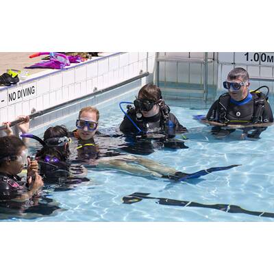 Prinz William macht unter Wasser eine gute Figur