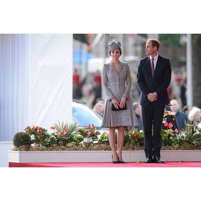 Herzogin Kate strahlt mit Mini-Bauch