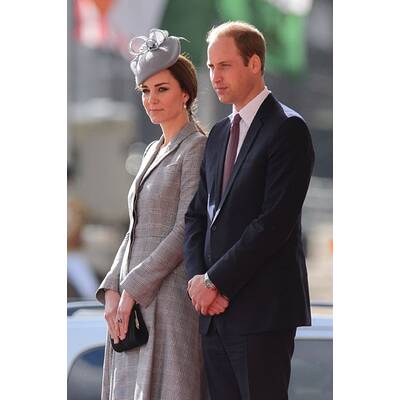 Herzogin Kate strahlt mit Mini-Bauch