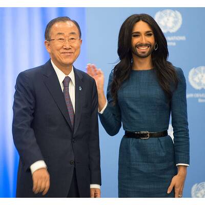 Conchita Wurst trifft Ban Ki-moon