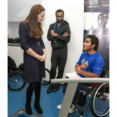 Herzogin Kate besucht junge Sportler