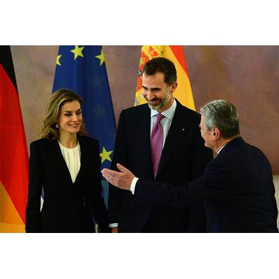 Königin Letizia bezaubert Deutschland