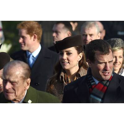 Die britischen Royals gehen zum weihnachtlichen Gottesdienst