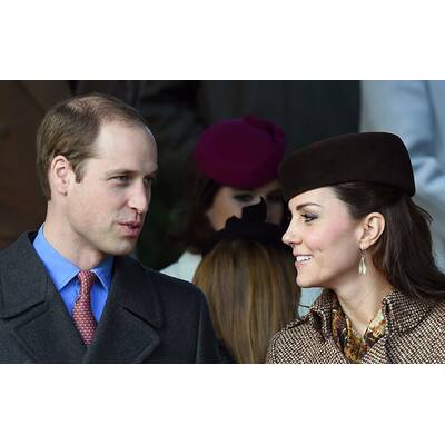 Die britischen Royals gehen zum weihnachtlichen Gottesdienst