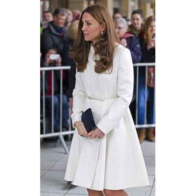 Herzogin Kate: Strahlend schön mit Babybauch