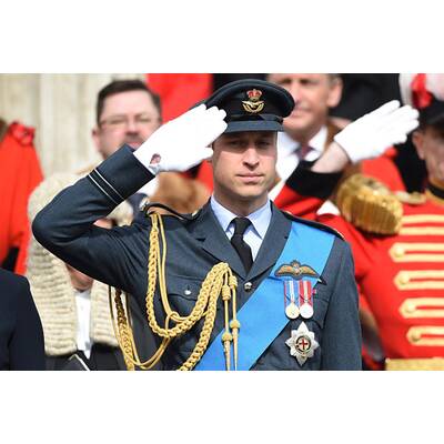 Herzogin Kate mit William und Harry bei Gedenkfeier