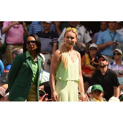 Lindsey Vonn & Tiger Woods mit Kids am Golfplatz